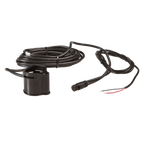 Lowrance 6-pin (Black D shaped connector) Transducers with black cable and connector, designed for marine electronics and fishing tackle use at Thorne Bros.