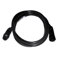Lowrance NMEA 2000 Network Extension Cables 2, 6, 15, and 25ft shown coiled with black connectors on each end, designed for marine electronics and fishing tackle connectivity.