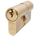 Yale Anti-Bump Door Euro Cylinder (Brass)