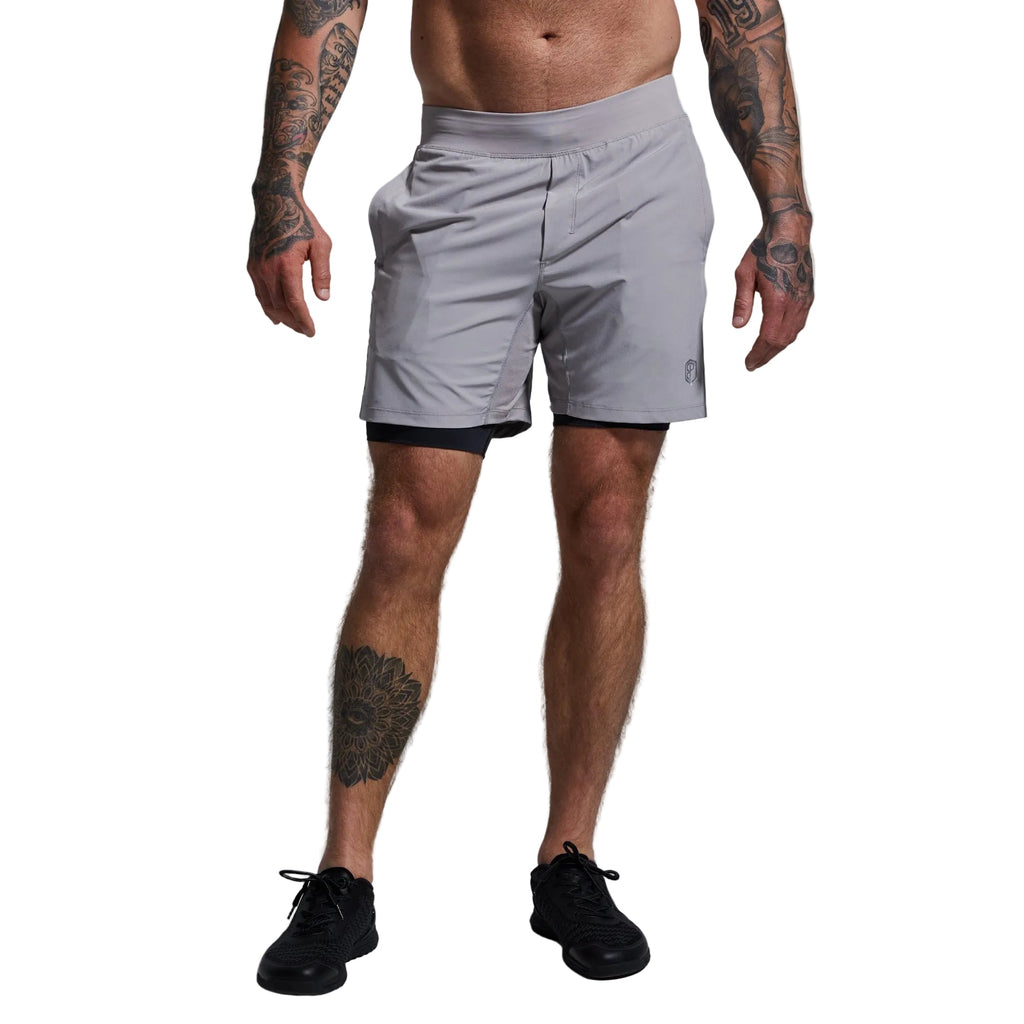 Versatile Short w/ Compression 7" (Stone)