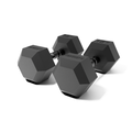 15kg Black Hex Dumbbell Pair