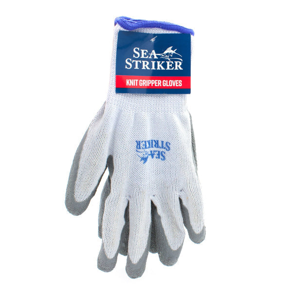 Sea Striker Rubber Coated Knit Gripper Gloves