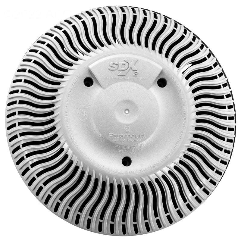 Paramount SDX2 Retro High Flow Safety Drain for Concrete - White  | 004-192-2213-01
