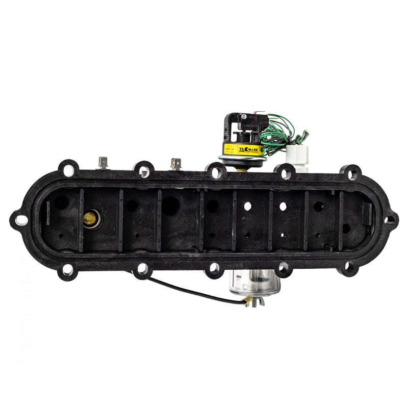 Raypak Inlet/Outlet Header Complete Polymer, w/ Anode (No unions) | 017959F