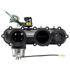 Raypak Inlet/Outlet Header Complete Polymer, w/ Anode (No unions) | 017959F