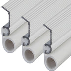 Aluminum and Vinyl Screw-on Top and Sides Door Seal Kit