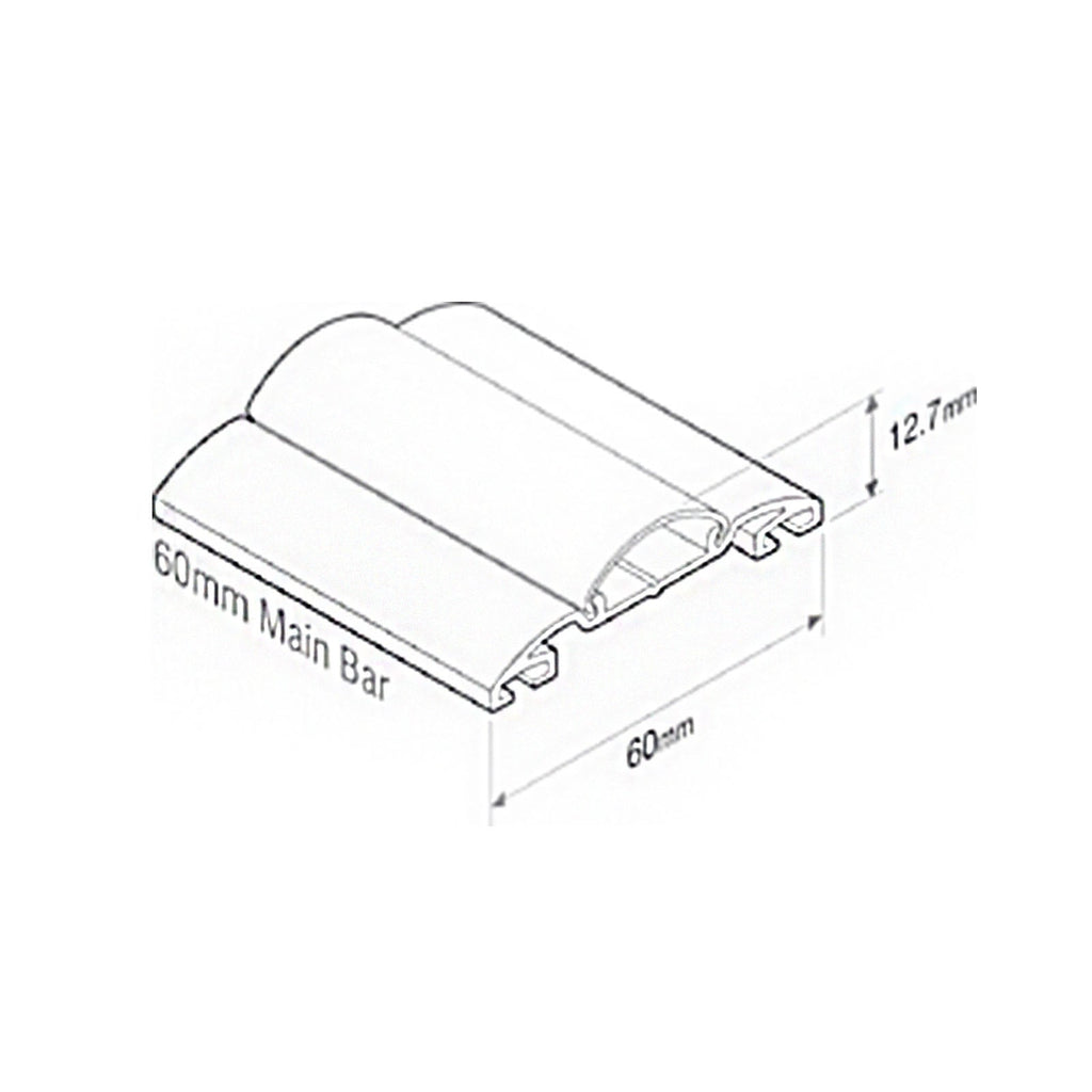 Sunwood Screw-Down 60mm Main Glazing Bar