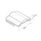 Sunwood Screw-Down 60mm Main Glazing Bar