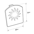 Sunwood Screw-Down Glazing Main Bar End Cap