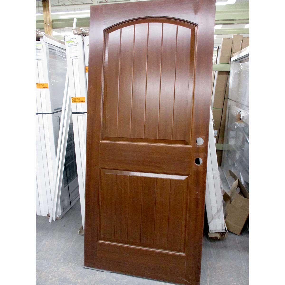 Surplus 1-3/4 Mahogany Arch Top SLAB ONLY