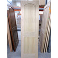 Surplus 1-3/8 Interior White Oak 2-Panel Arch Top SLAB ONLY