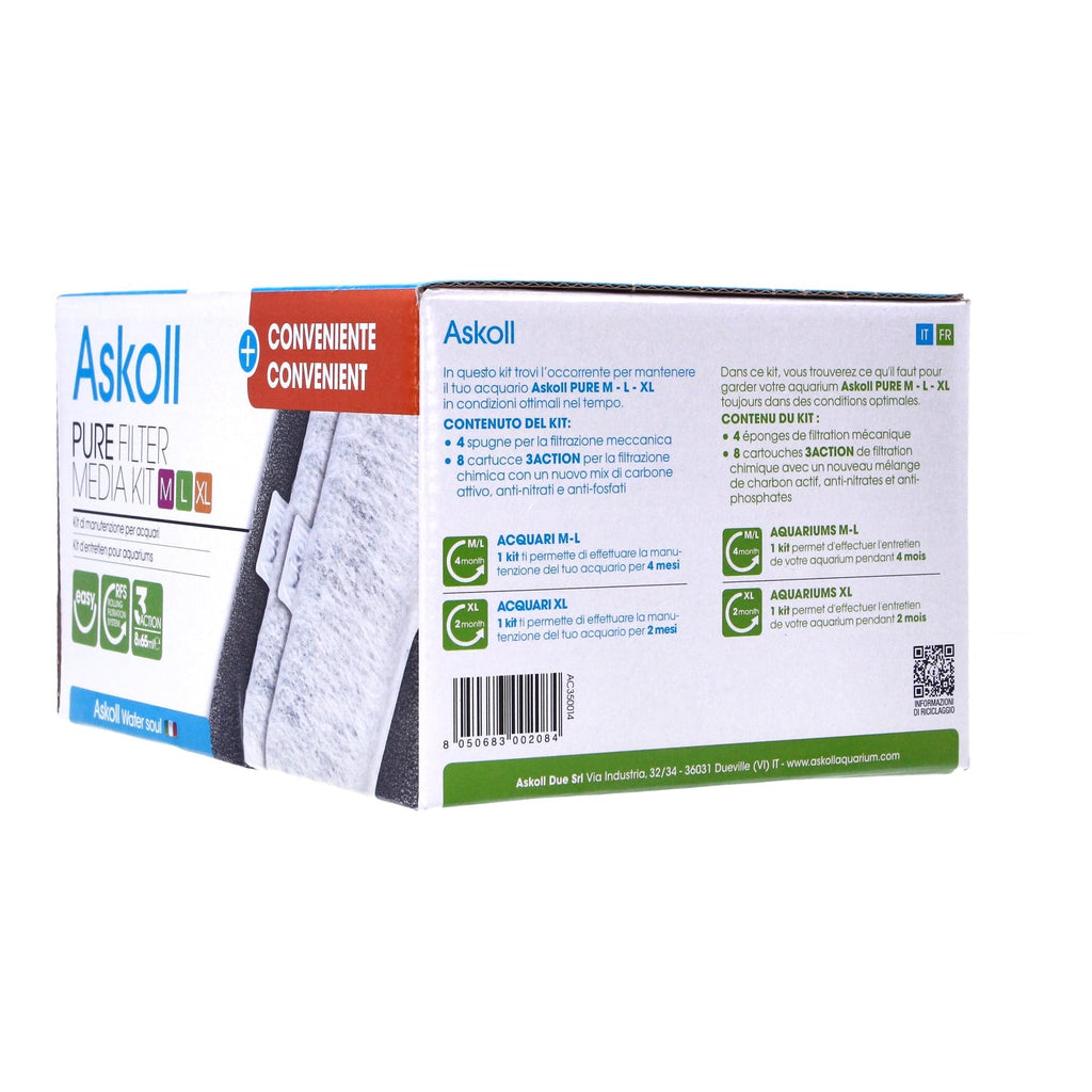 Askoll Aquarium Fish Tank Media Kit