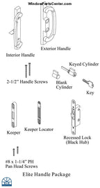 038545 CHES Elite "C" Handle Set - Hurd Sliding Patio Door Handle Set - Discontinued See Product Description for Replacement Option