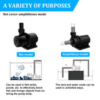 Aqua Dream 528 GPH External & Submersible Water Pump 20W Variable Frequency with External Controller