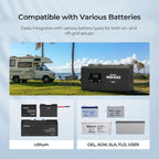 REGO 12V 3000W Pure Sine Wave Inverter Charger w/ LCD Display