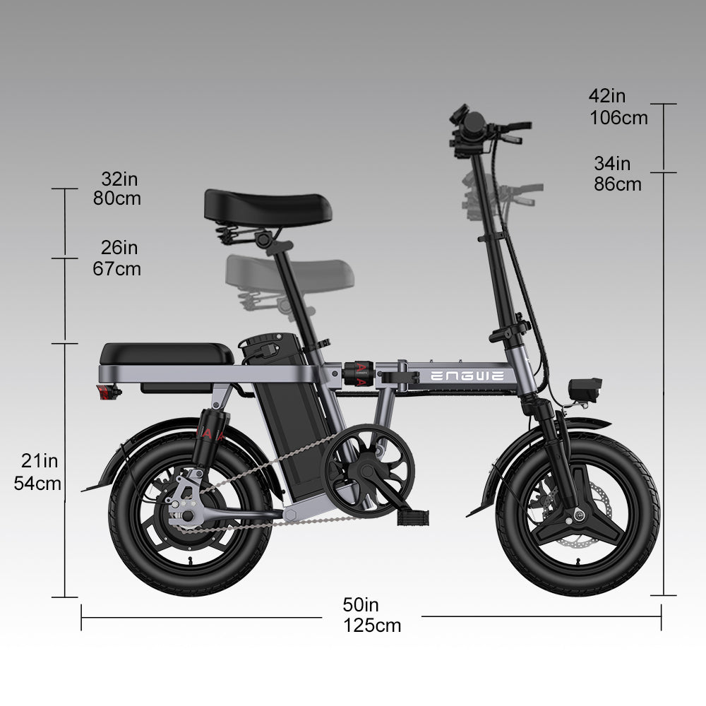 Engwe T14 Electric Bike White