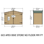 Shiplap Apex Bike Store - All Sizes