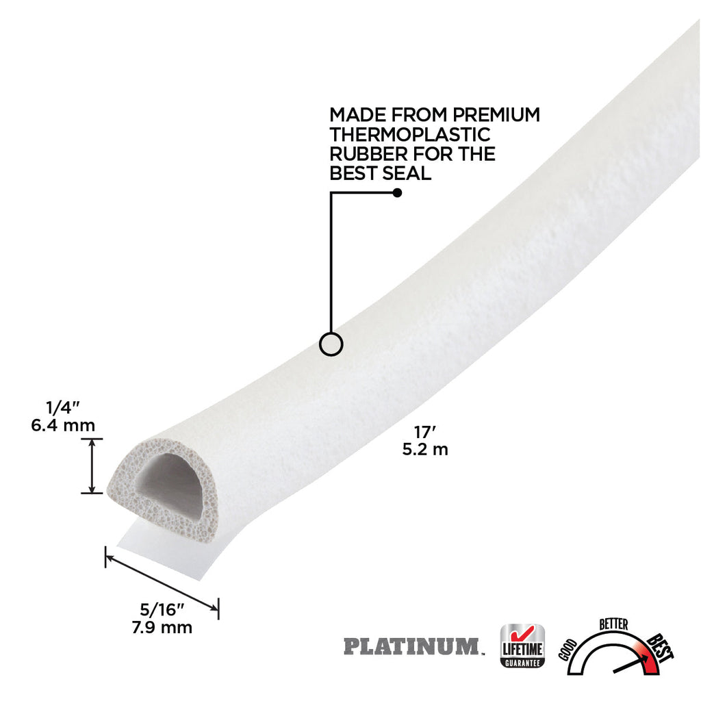 Premium Thermoplastic Rubber PLATINUM™ Window Seal for Gaps