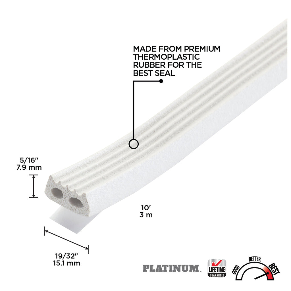 Premium Thermoplastic Rubber PLATINUM™ Window Seal for Gaps