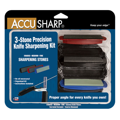 AccuSharp 3-Stone Precision Knife Sharpening Kit