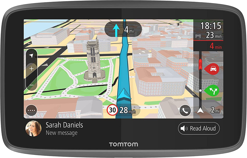 TomTom GO 6200 6 Inch Wi-Fi Car Sat Nav with World Maps - Black - Kazoop 