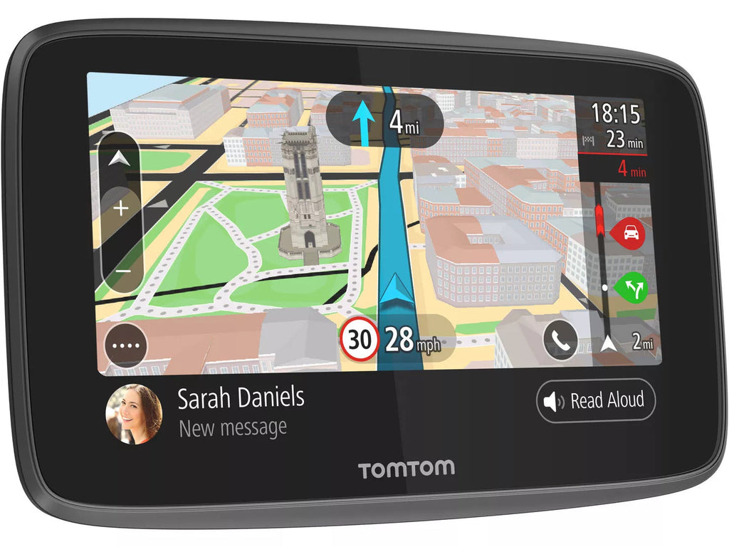 TomTom GO 6200 6 Inch Wi-Fi Car Sat Nav with World Maps - Black