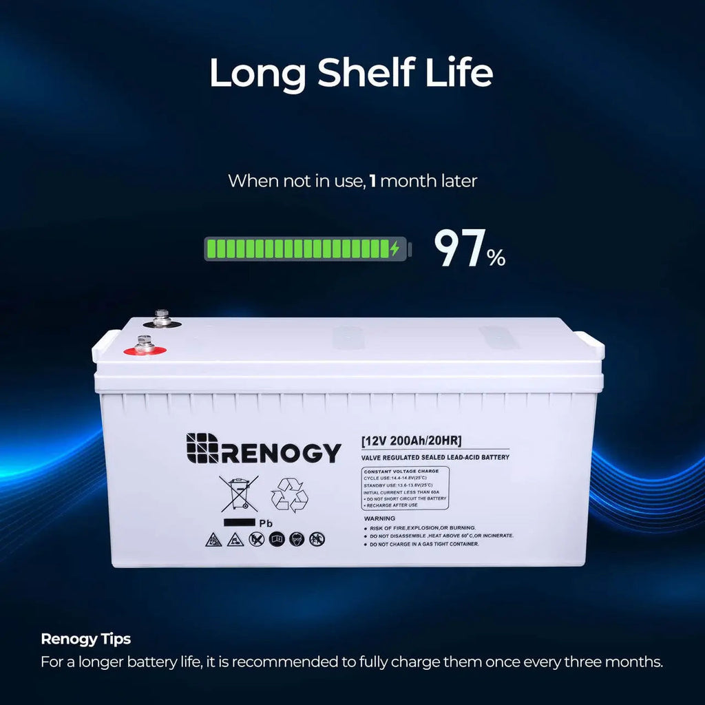 12V 200Ah Deep Cycle AGM Battery