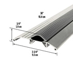 Aluminum and Vinyl Heavy-Duty Low-Profile Threshold