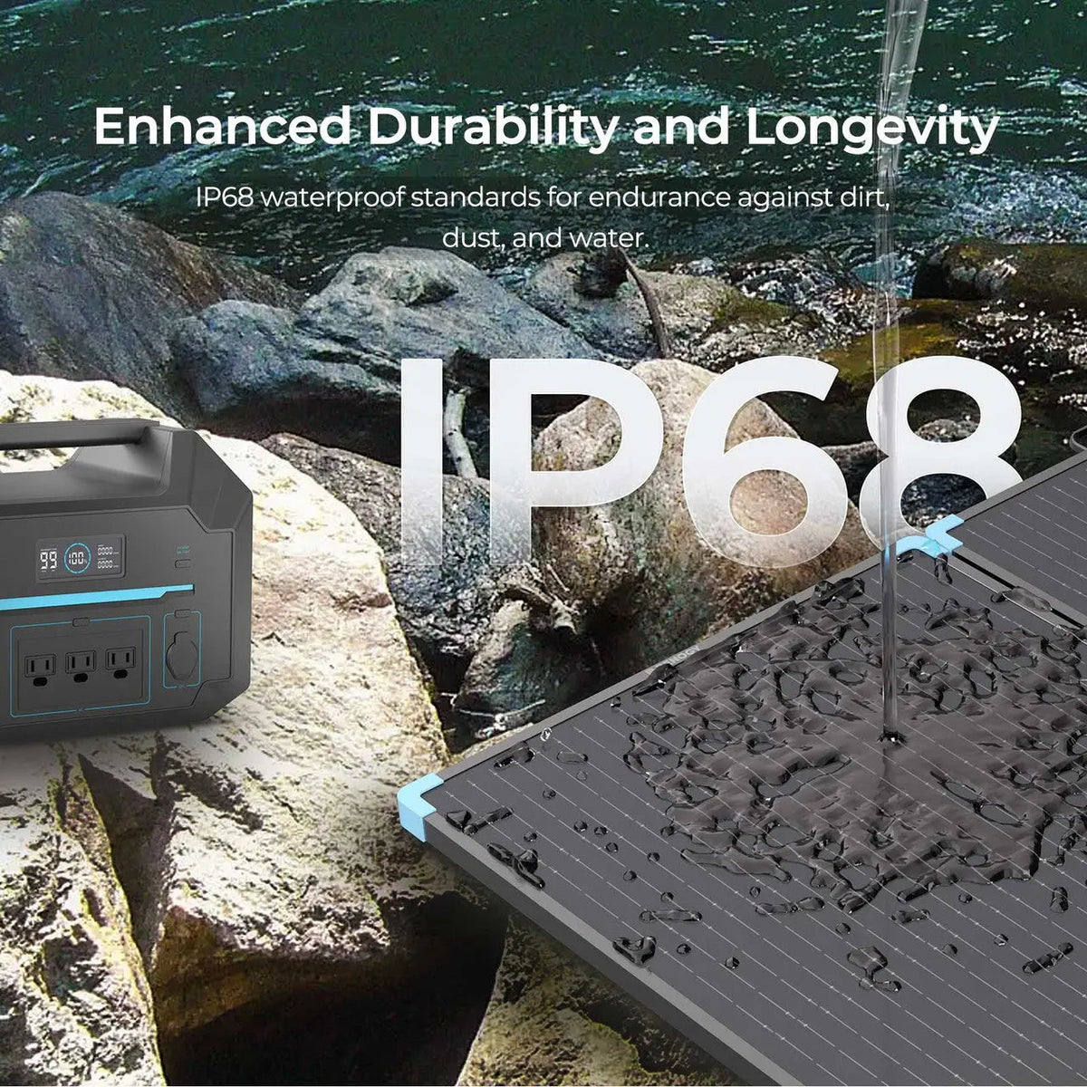 220W Lightweight Portable Solar Panel Suitcase