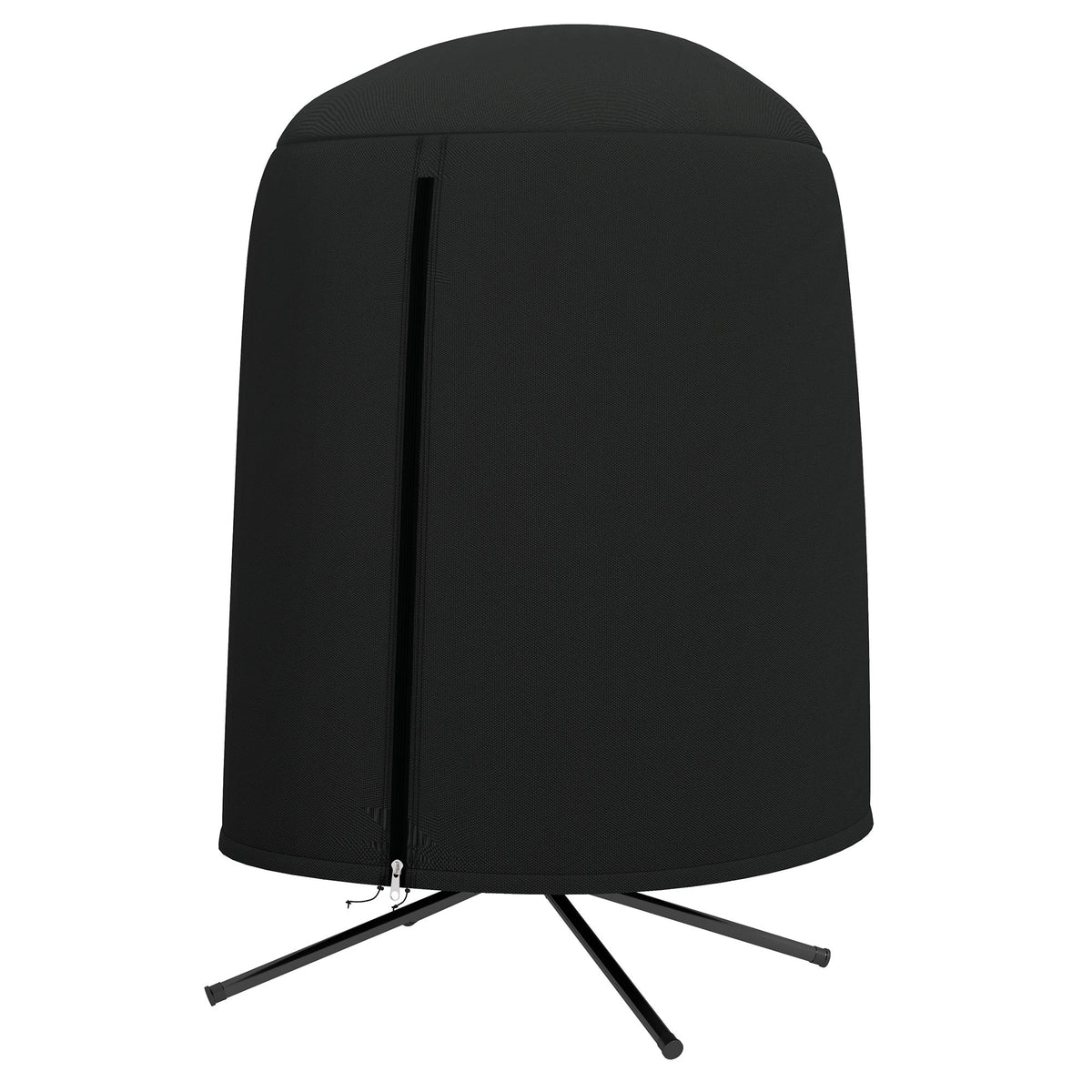 Hanging Egg Chair Cover, Outdoor Single Swing Chair Cover, Waterproof Anti-dust Furniture Protector with Zipper, 420D Oxford Fabric for ¦µ128 x 190H cm Stand, Black
