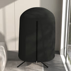 Hanging Egg Chair Cover, Outdoor Single Swing Chair Cover, Waterproof Anti-dust Furniture Protector with Zipper, 420D Oxford Fabric for ¦µ128 x 190H cm Stand, Black