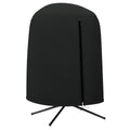 Hanging Egg Chair Cover, Outdoor Single Swing Chair Cover, Waterproof Anti-dust Furniture Protector with Zipper, 420D Oxford Fabric for ¦µ128 x 190H cm Stand, Black