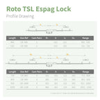 Roto TSL Inline Espag Window Lock