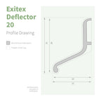 Exitex Deflector 20 Weather Bar
