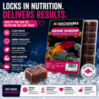 Aquacadabra Frozen Brine Shrimp 100g Fish Food Tropical Marine 5-40 Packs
