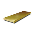 31.8mm x 3.2mm (1 1/4" x 1/8") Brass Flat Bar