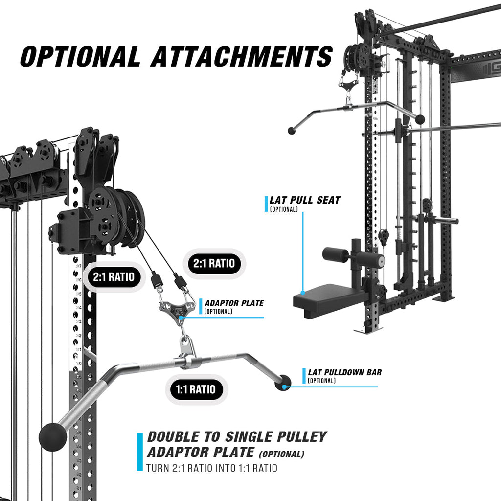 RX3 3000 Plate Loaded Smith Machine Rack