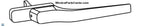 1001 - Hoppe French Casement Handle 38MM (1.5 inch) Shaft