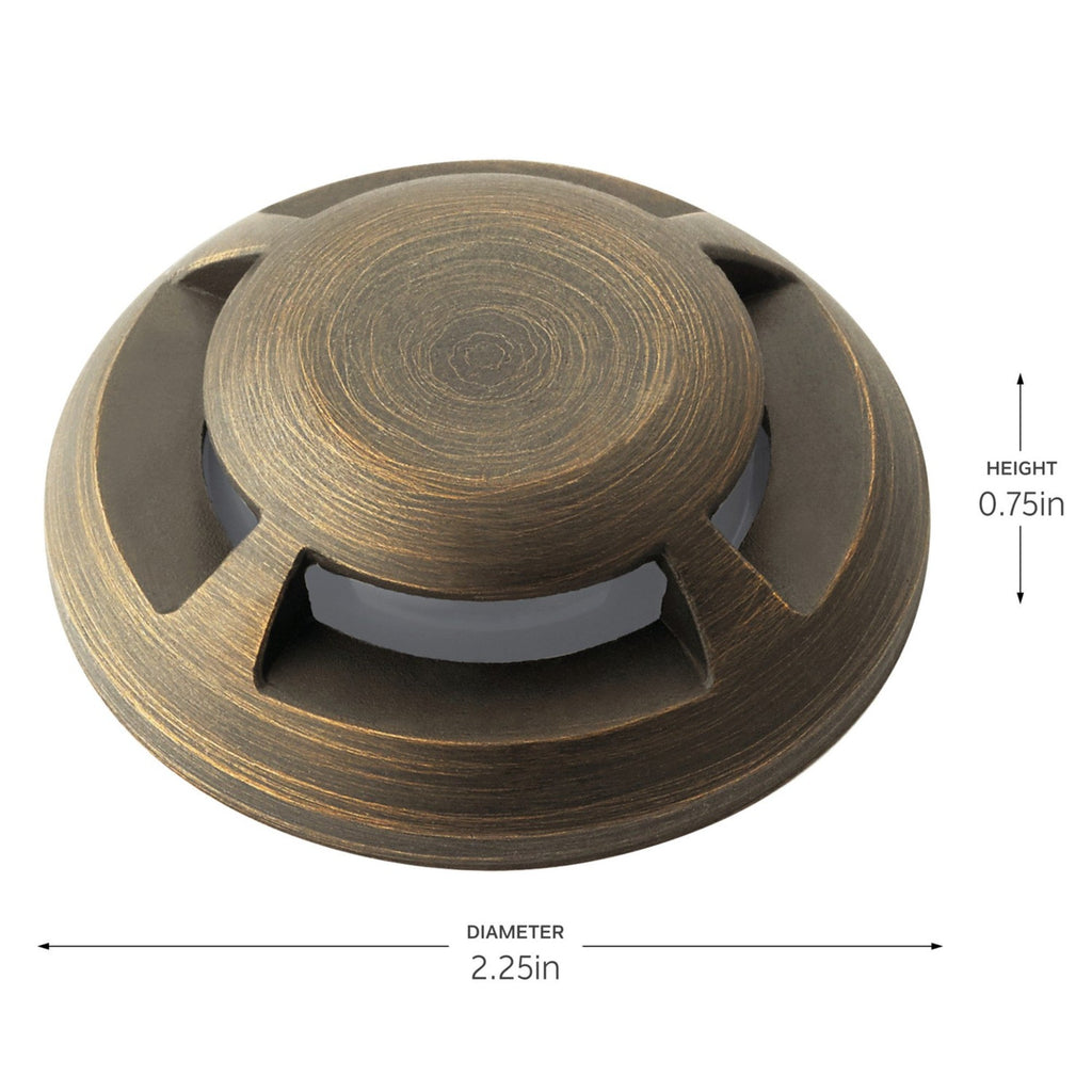Kichler Landscape LED Lighting Component, Centennial Brass