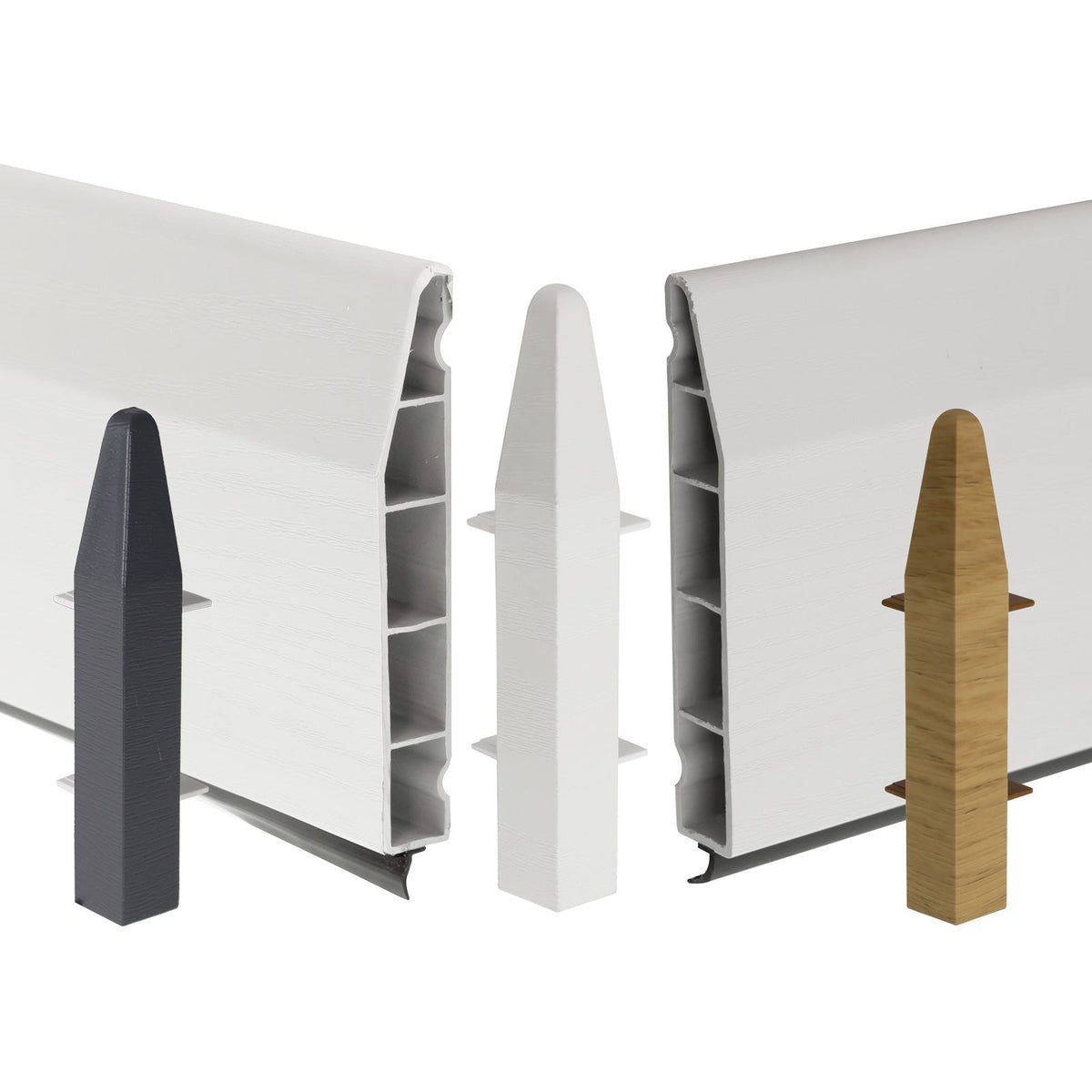 100mm Chamfered 90° External Corner Joint