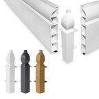 100mm Torus Skirting 90° External Corner