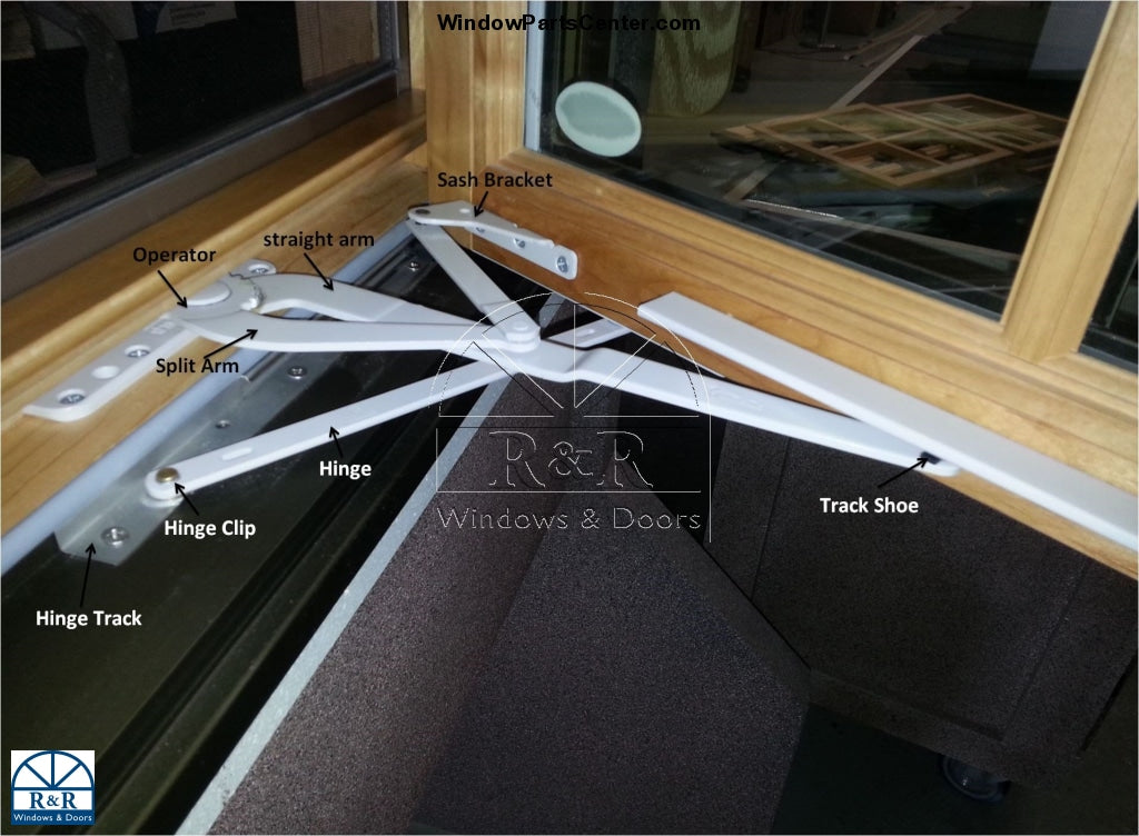 101 Amesbury Truth Maxim DLX Casement Dual Arm Sill Mount Operator