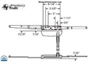 101 Amesbury Truth Maxim DLX Casement Dual Arm Sill Mount Operator