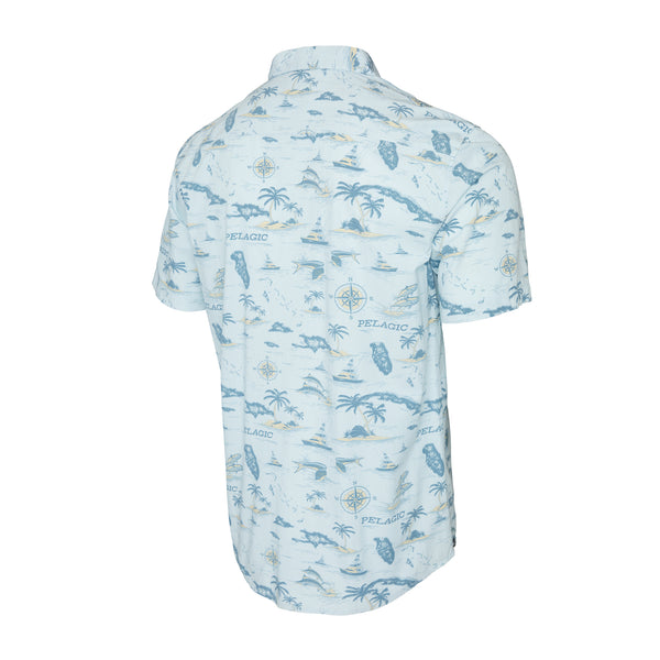 Pelagic Knockdown Woven Button Up Shirt