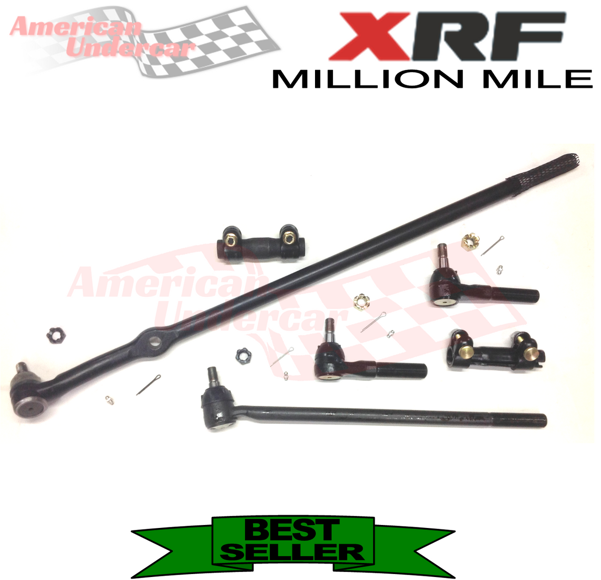 XRF Tie Rod Steering Kit 1997 Ford F250HD 2WD with 4200lb front axle up