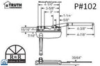 102 Amesbury Truth Maxim DLX Casement Operator Split Arm / Dyad