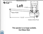 105 Amesbury Truth Operator 15 Series Traditional Case Long Arm 13 1/2 Inch Ellipse Case 60 Series