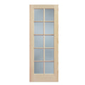 10 Lite Clear Pine Interior French Door