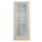 10 Lite Clear Pine Interior French Door