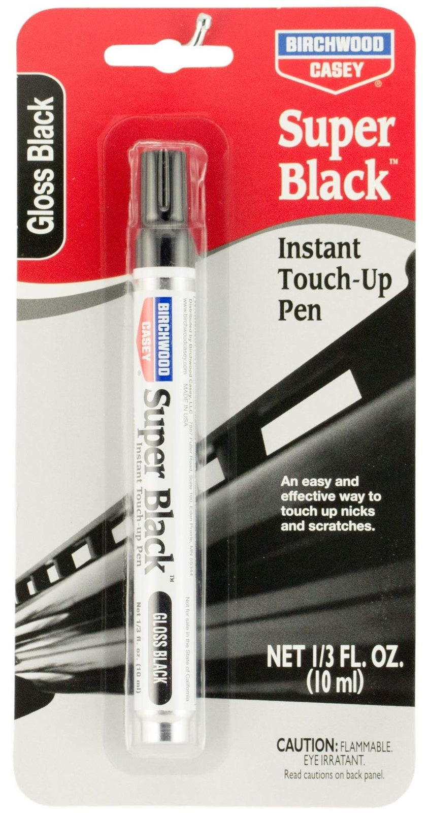 Birchwood Casey Long-Lasting Fast-Drying Super Black Touch-Up Pen (Flat Black)